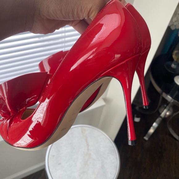 New* Sergio Rossi Red Pump Stiletto US Size 7.5 - Picture 10 of 10